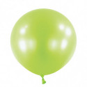 Ballons latex 24" ROND - 60CM  - Vert anis nacré Metallic Kiwi Anagram
