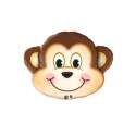 Ballon Supershape Tête de Singe Marron 89 cm – Qualatex