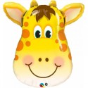 Ballon Supershape Tête de Girafe Jaune 81 cm – Qualatex