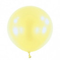 Ballons latex 24" ROND - 60CM - Jaune pastel nacré Pearl Light Yellow Anagram