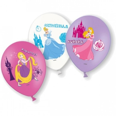 Ballons Latex Princesses Disney avec Château 30 cm – Anagram