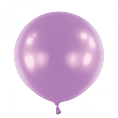 Ballons latex 24" ROND - 60CM  - Parme nacré Pearl Hydrangea Anagram