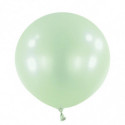 Ballons latex 24" ROND - 60CM  - Mint nacré Pearl Mint Green Anagram