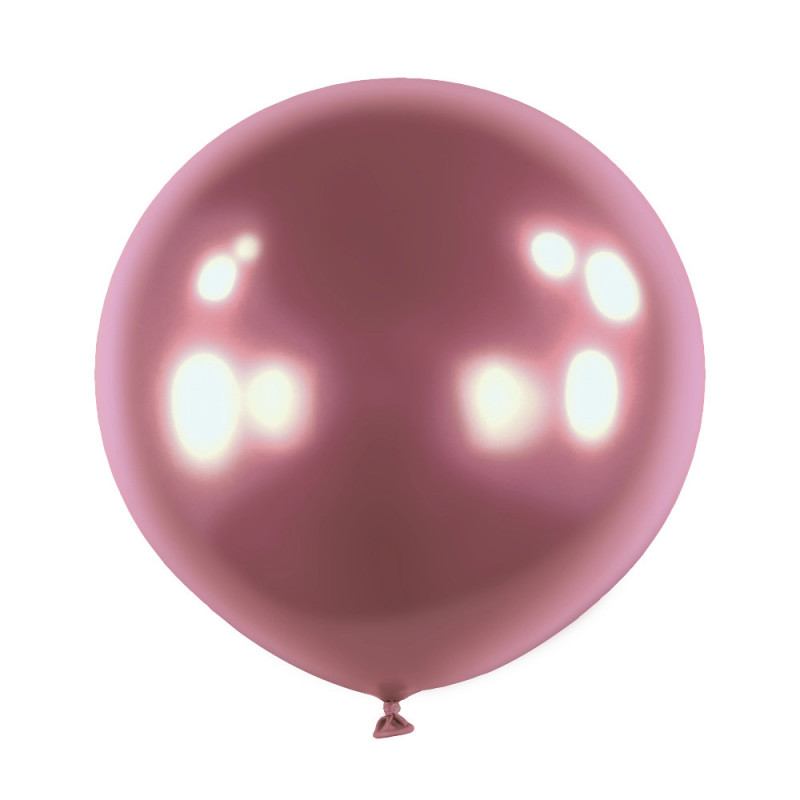 Ballons latex 24" ROND - 60CM  - Rouge chromé Satin Luxe Cherry Lacquer Anagram