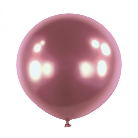 Ballons latex 24" ROND - 60CM  - Rouge chromé Satin Luxe Cherry Lacquer Anagram