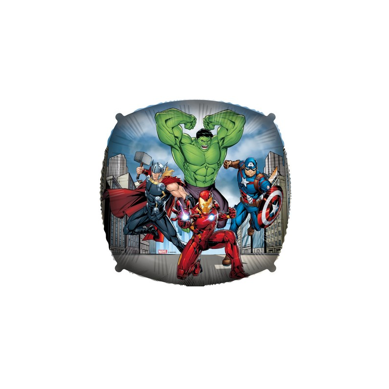Ballon Carré Avengers – Décoration Anniversaire Super-Héros