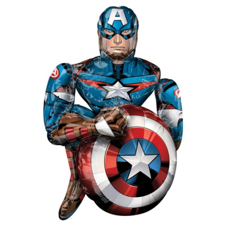 Ballon AirWalker Avengers Captain America 99 x 86 cm – Anagram