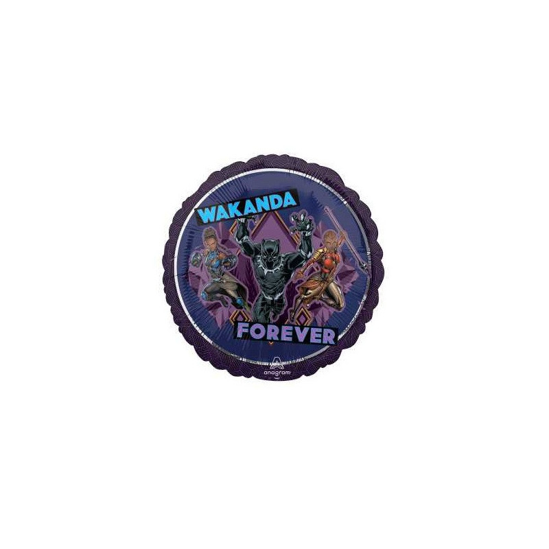 Ballon Rond Black Panther Avengers – 45 cm – Anagram