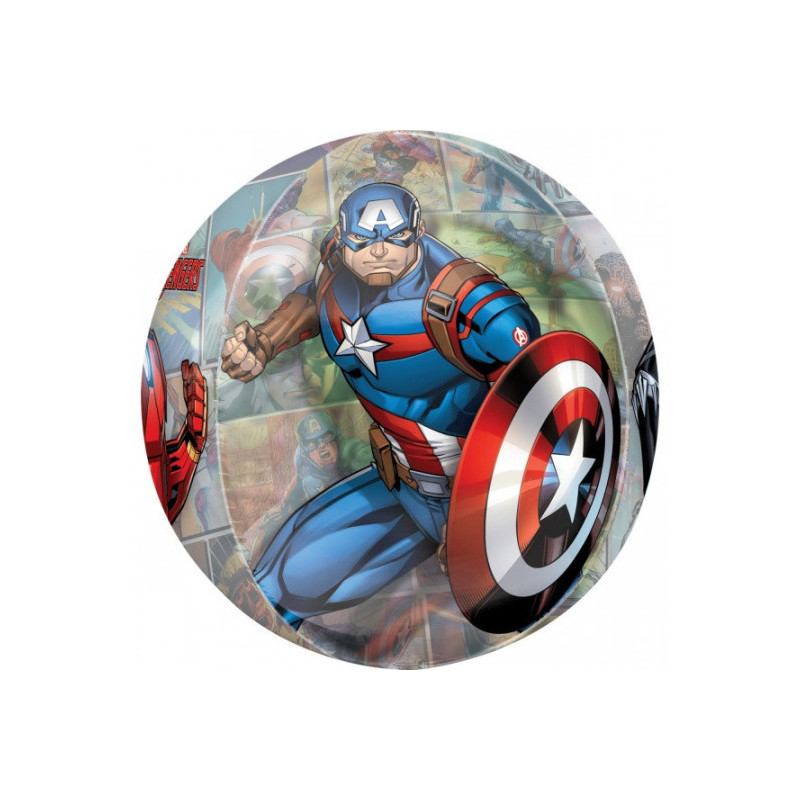 Ballon Bubble Avengers Hulk Captain America Iron Man Black Panther - Anagram