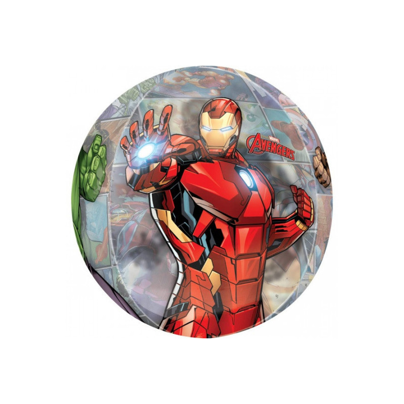 Ballon Bubble Avengers Hulk Captain America Iron Man Black Panther - Anagram