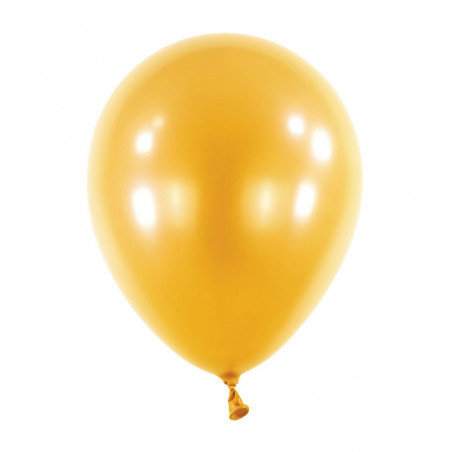 Ballons latex 18" ROND - 45CM - Doré Metallic Gold Anagram