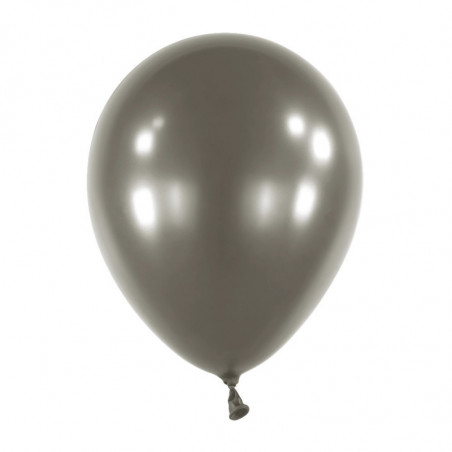 Ballons latex 18" ROND - 45CM  - Noir nacré Anagram