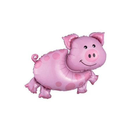 Ballon Alu XL Tête de Cochon Rose Pig Head – Grabo